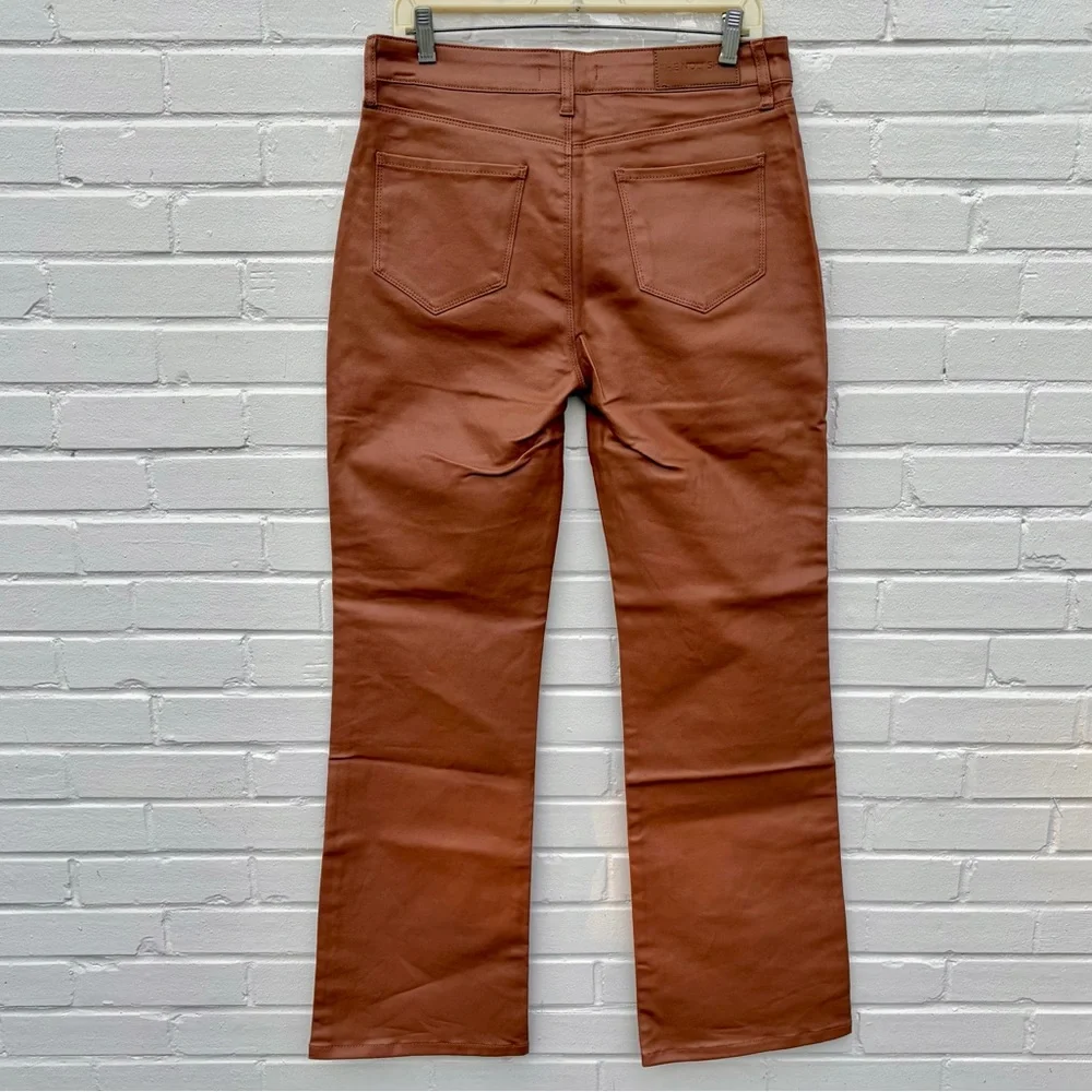 ❌SOLD❌ The Noli Shop ARIA COATED FLARE JEANS in MOCHA, SZ 31 (12) MSRP $178 - Picture 8 of 10